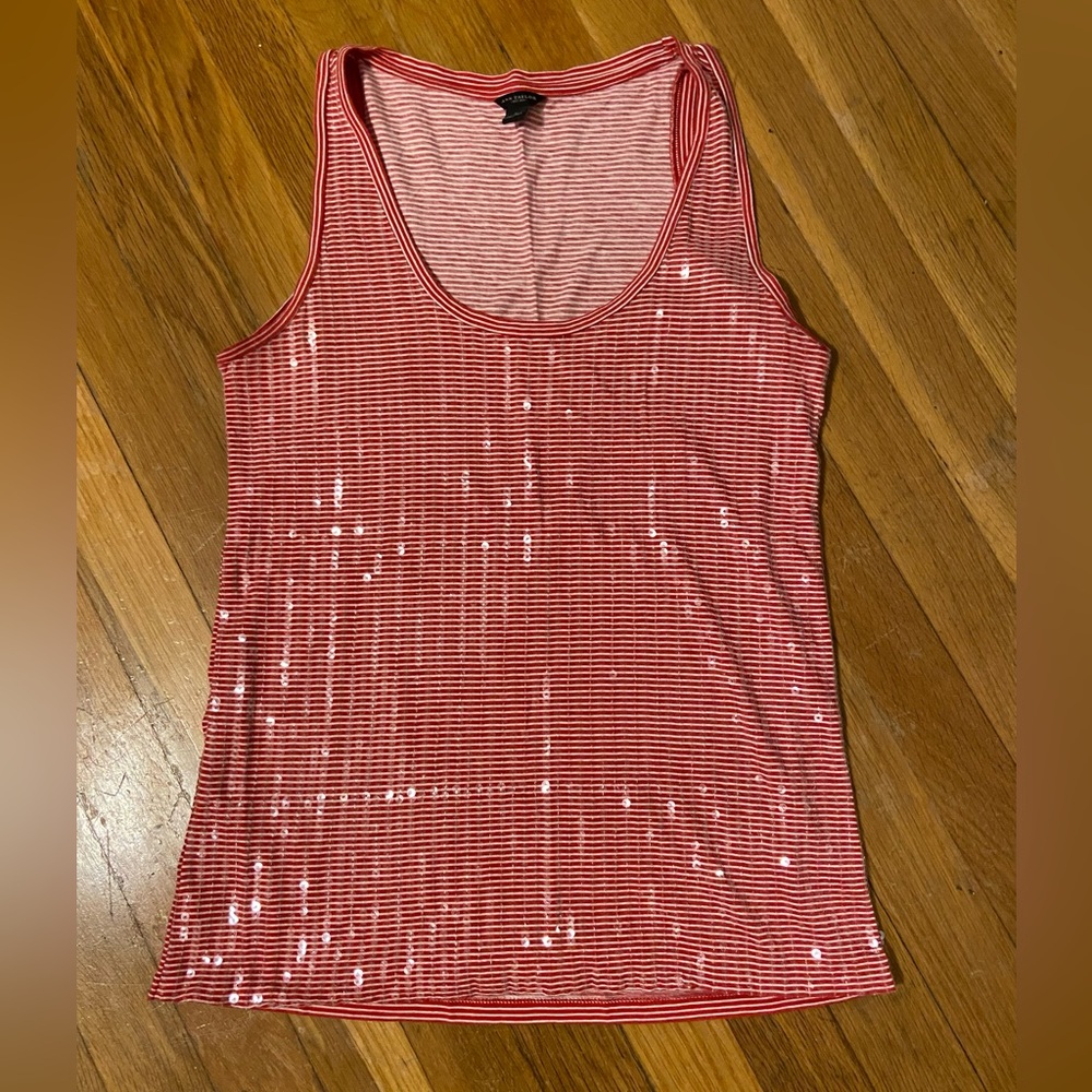 Ann Taylor sequins tank top